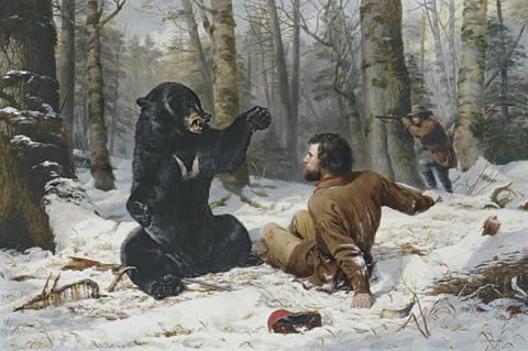 Arthur Fitzwilliam Tait The Life of a Hunter: A Tight Fix 1856