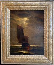 James Gale Tyler, Sailboat nocturne, 1893
