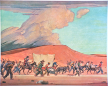 Clyde Forsythe The Gold Rush
