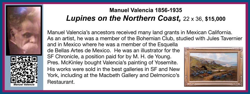 Manuel Valencia, Lupines on the Northern Coast