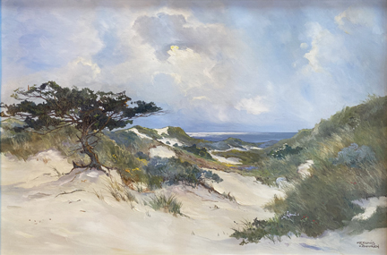 Meewis Van Buuren (Dutch), Dunes and Grasses, untitled