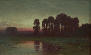 Raymond Dabb Yelland Sunrise at Tracy Oakland Museum